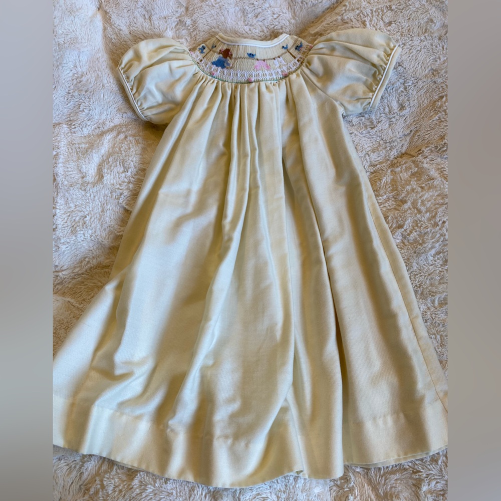 Royal Child Light Yellow Bishop Dress